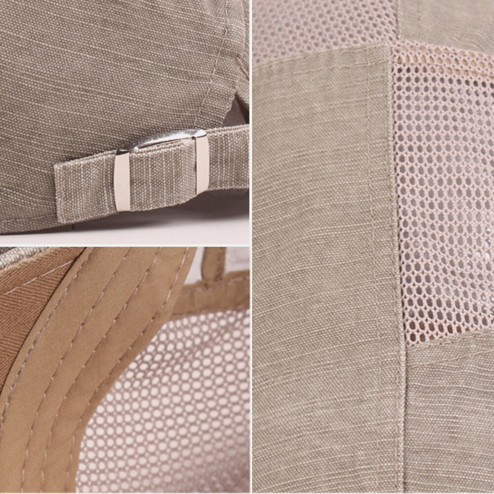 
	Breathable Mesh Men’s Cotton Beret Retro Forward Hat Simple Cap