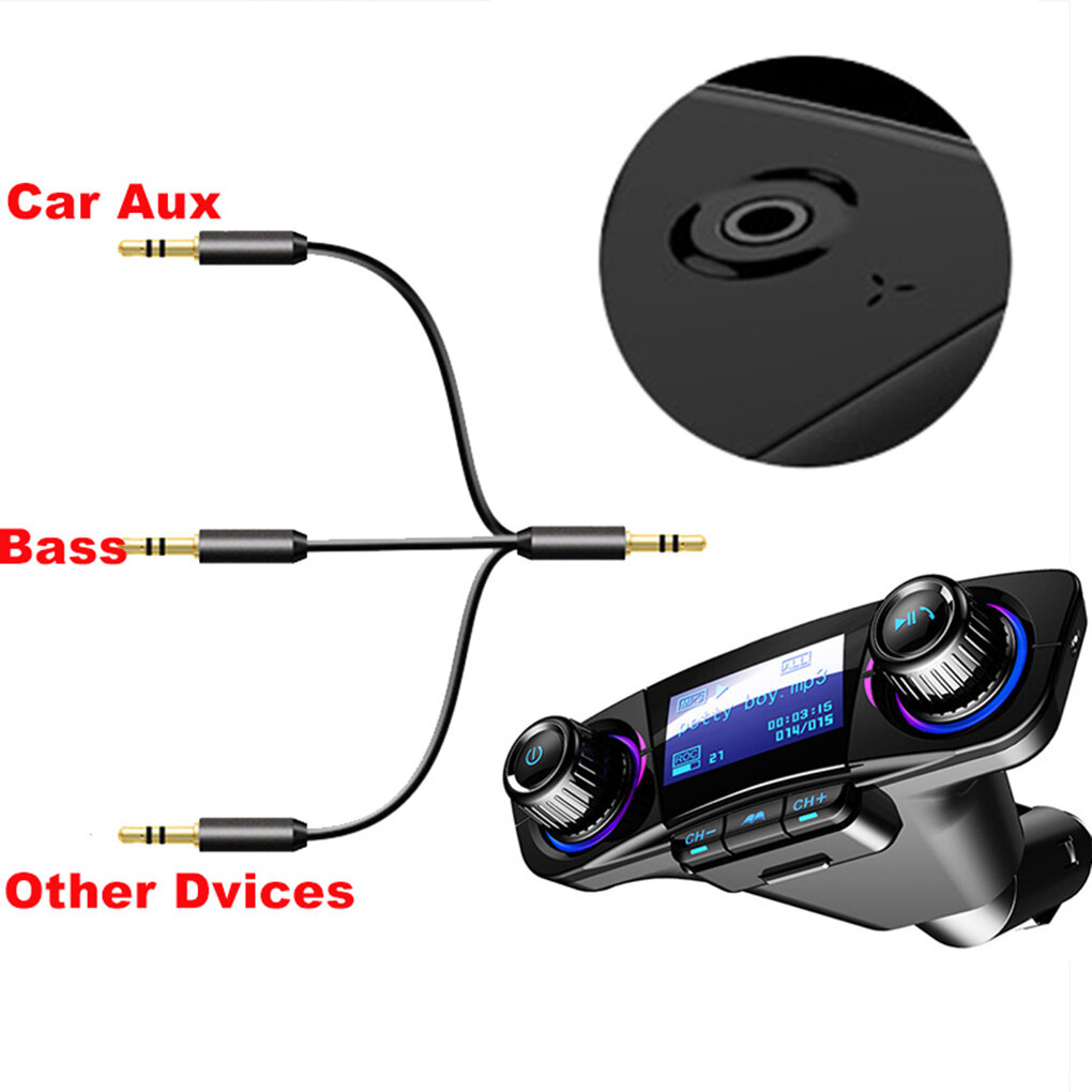 
	2020 New Upgrade Wireless bluetooth Handsfree Calling Dual USB 2.1A Fast Charger Car Kit FM Transmitter Car MP3 Player Radio Adapter