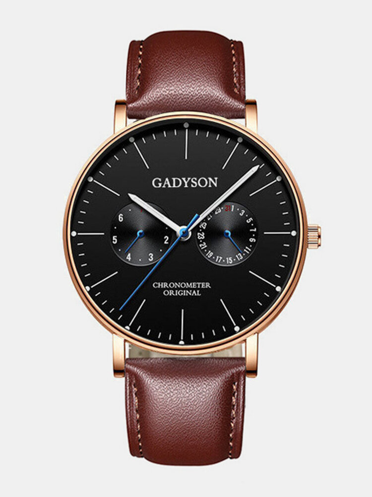 
	Business Men Watch Thin Dial Steel Mesh Band Luminous Quartz Watch