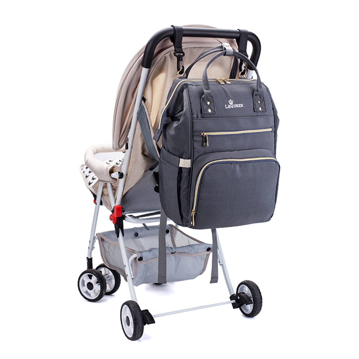 
	Mother And Baby Bag Oxford Cloth Shoulder Storage Bag Multi-Function Large Capacity Waterproof