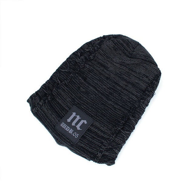 
	Men Women Knit Wool Hat Plus Warm Caps Nc Label Outdoor Beanie Hats