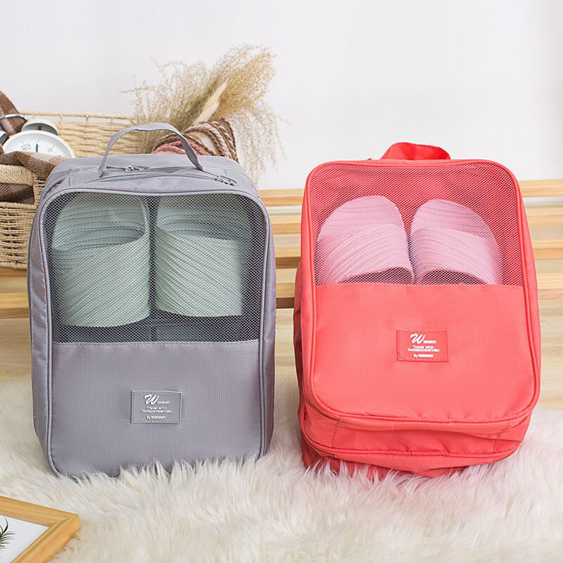 
	Large-capacity Travel Waterproof Dry Wet Separation Storage Shoe Box Dustproof Shoe Bag