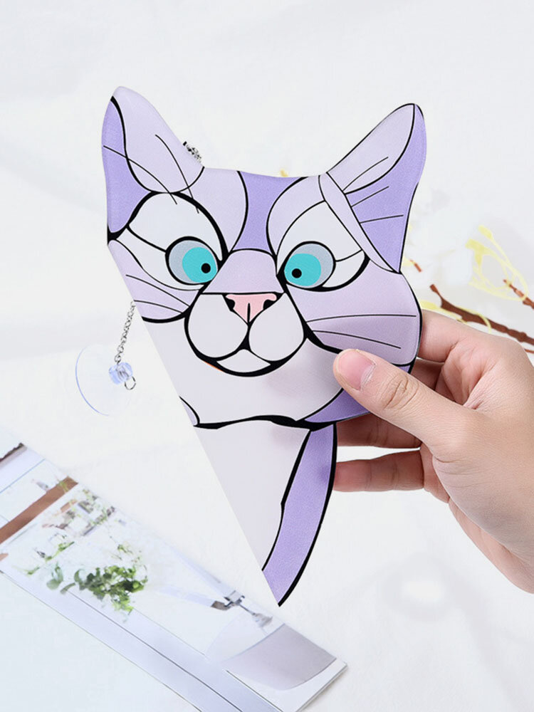 
	Cute Animal Pattern Hanging Decor Cat/Dog Print Sun Catcher Window Hanging Ornament Pendant For Garden Window Wall Door