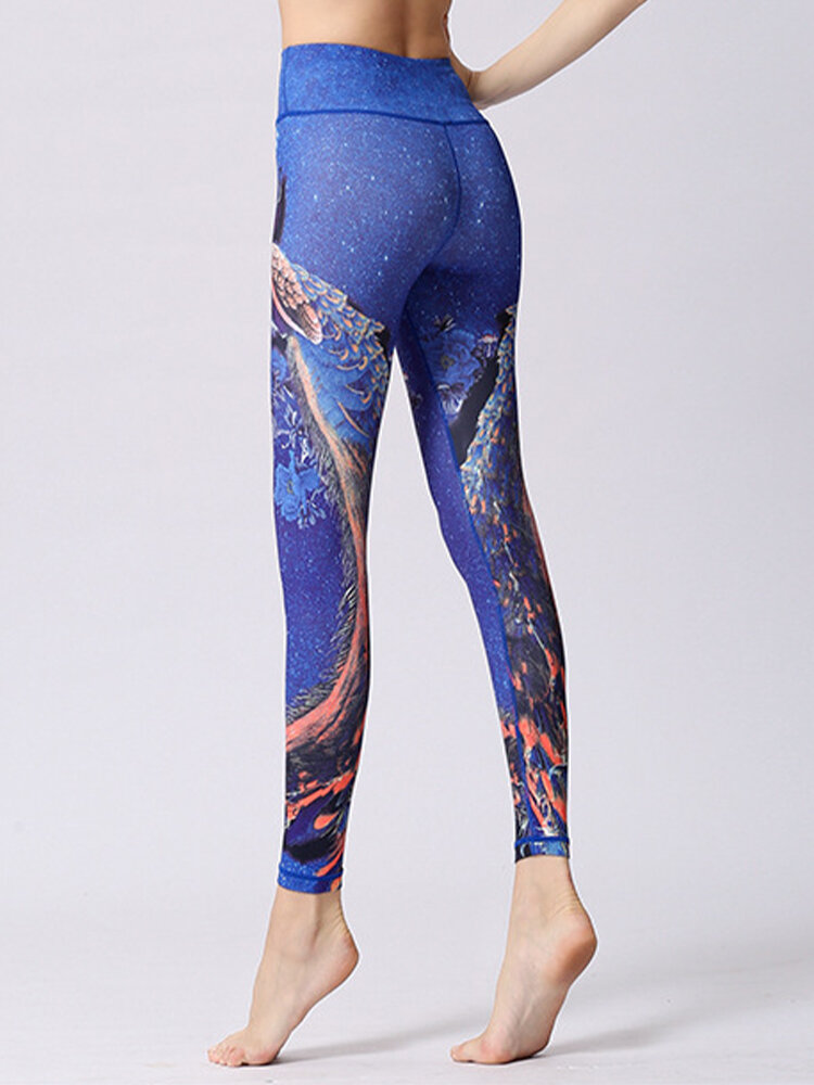 
	Famous Tiktok Printed Sport Yoga Leggings for Women