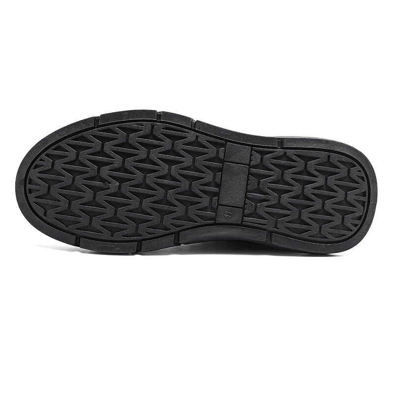 
	Men Brogue Black Lace Up High Top Ankle Casual Boots