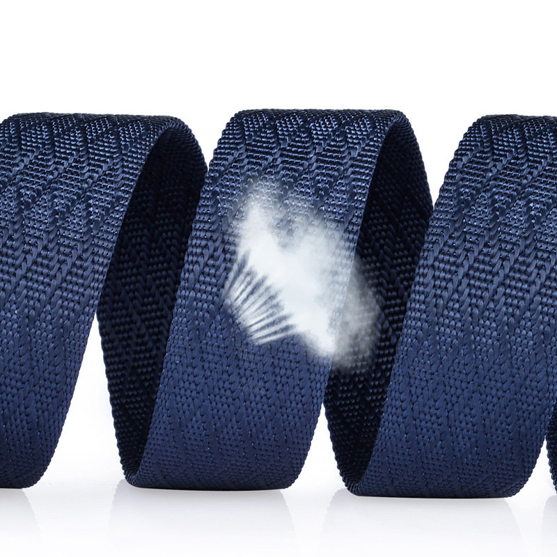 
	125CM Casual Nylon Smooth Buckle Belt Durable Breathable Tactical Canvas Belt For Men