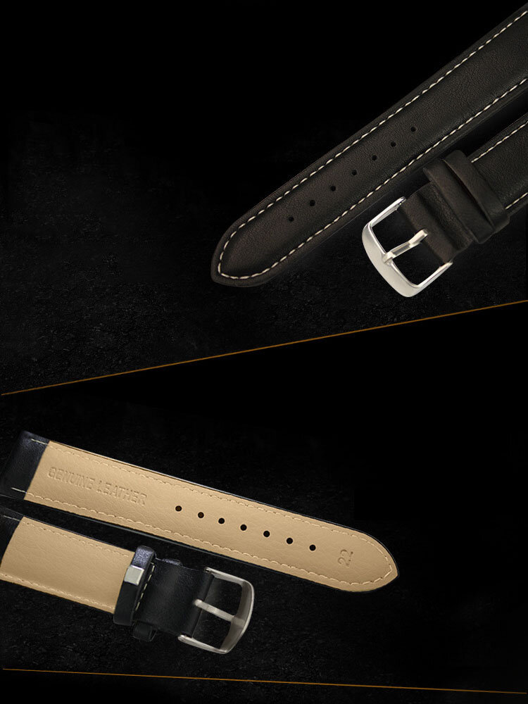 
	Vintage Men Watch Thin Leather Band Waterproof Quartz Watch