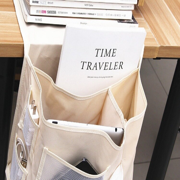 
	Oxford Cloth Sofa Hanging Bag Under Bed Storage Bag Remote Control Book Storage Box