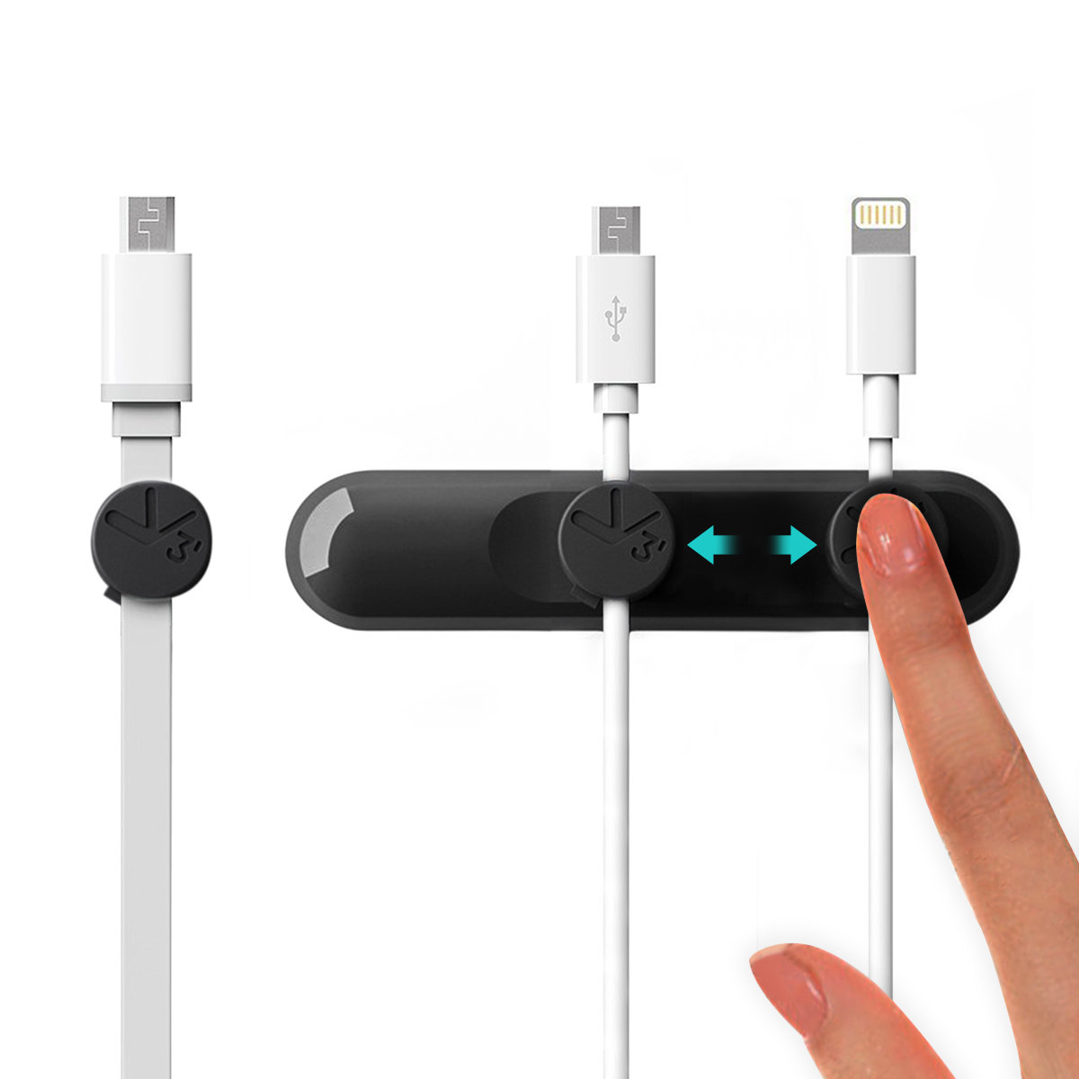 
	Data Cable Organizer Magnetic Cable Clips Wire Management