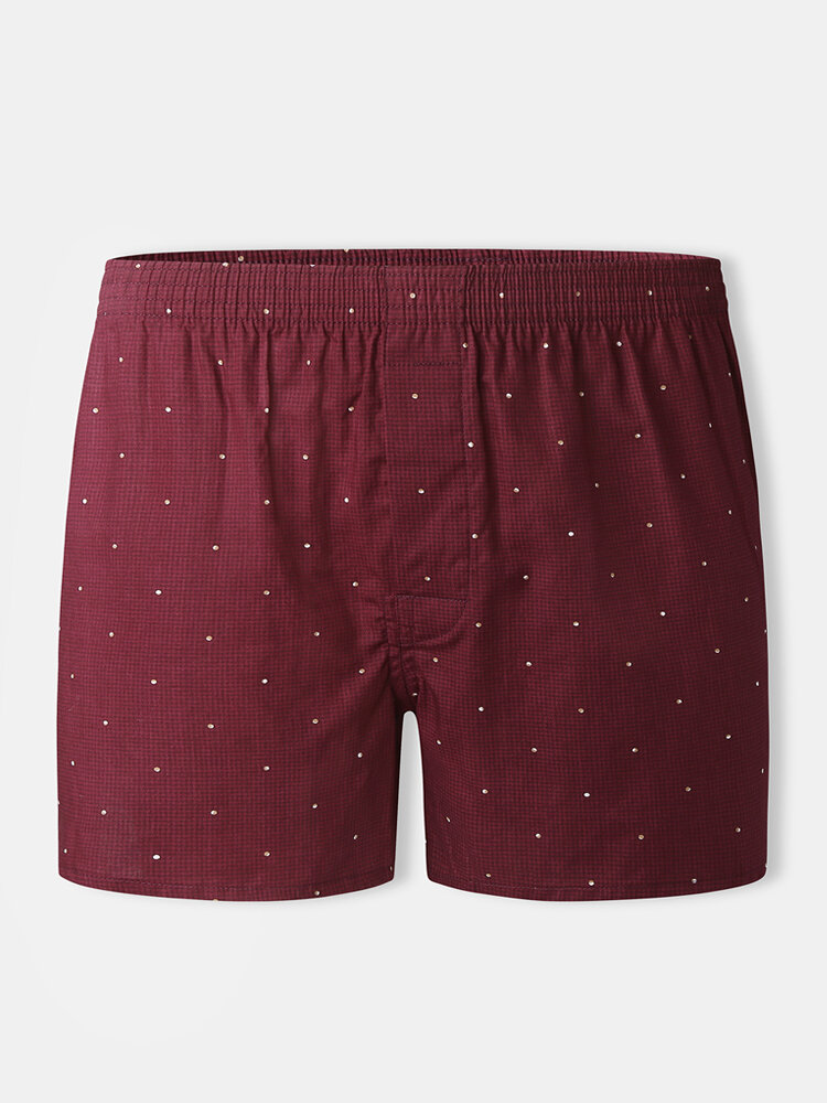 
	Cotton Comfy Polka Dot Arrow Pants Casual Home Underwear Shorts
