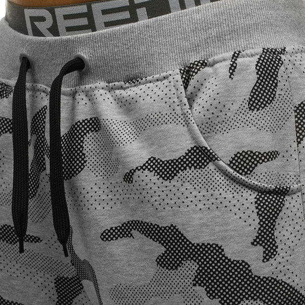
	Mens Camo Drawstring Elastic Waist Slim Fit Fitness Jogging Casual Sport Pants