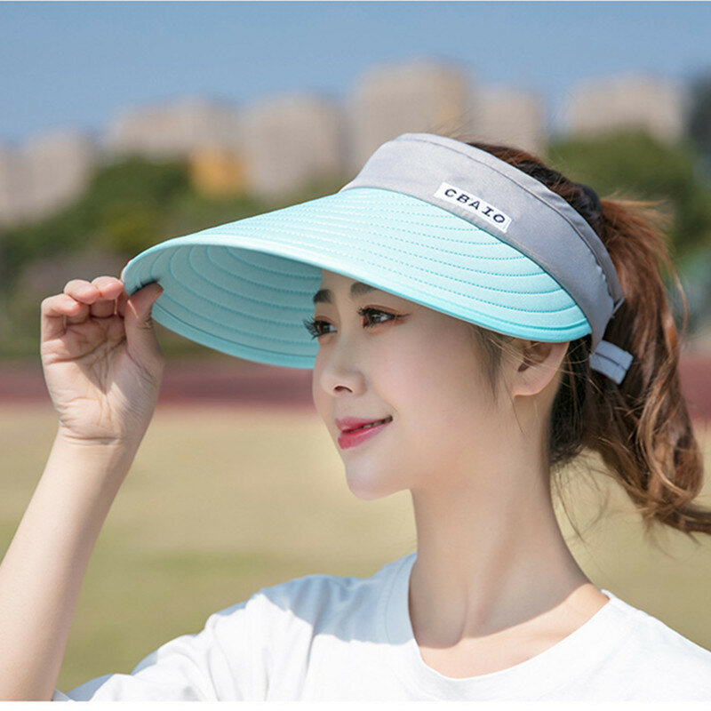 
	Women Foldable Sunshade Anti-ultraviolet Cover Empty Top Hat