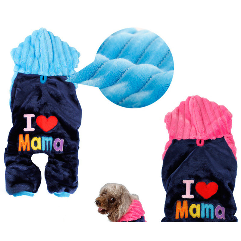 
	2 Colors Fleece Warm Pet Dog Hoody Coat Puppy Winter Clothing