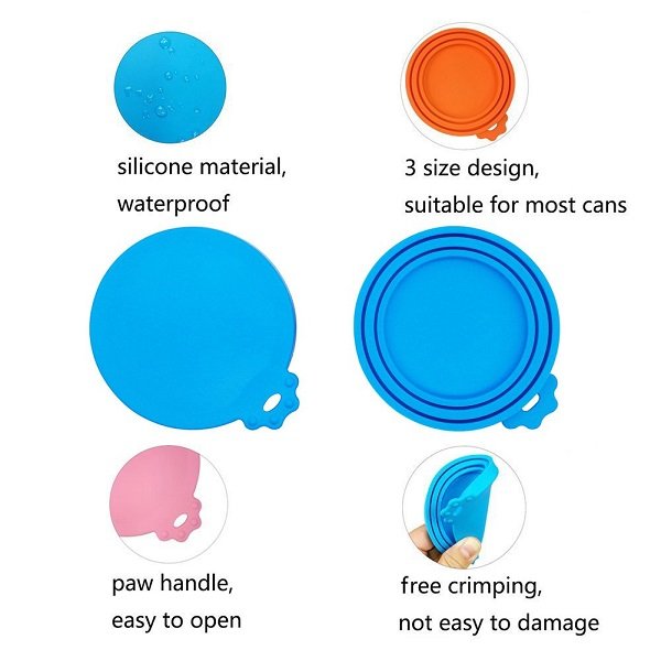 
	Pet Canned Food Grade Silicone Cat And Dog Sealed Canned Lid