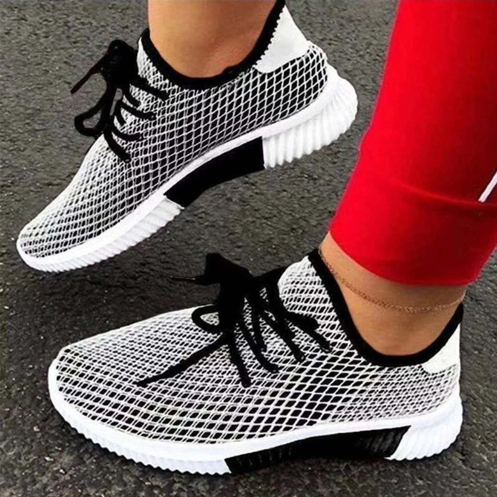 
	Women&rsquo;s Large Size Breathable Mesh Portable Casual Brief Sports Shoes