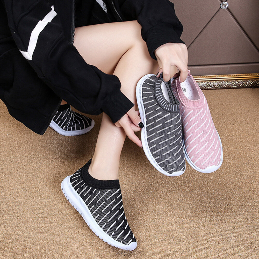 
	Women&rsquo;s Large Size Breathable Mesh Portable Casual Brief Sports Shoes