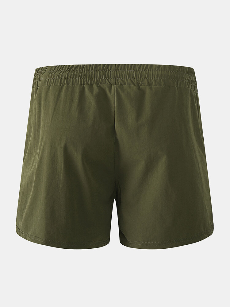 
	Mens Contrast Color Home Boxer Shorts Drawstring Athletic Shorts