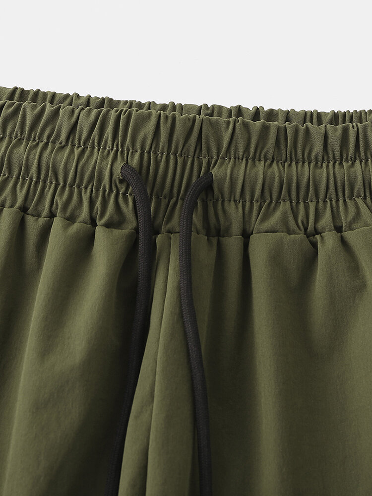 
	Mens Contrast Color Home Boxer Shorts Drawstring Athletic Shorts