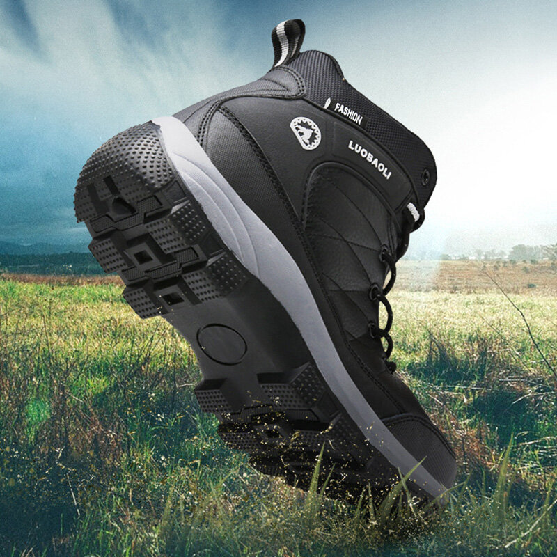 
	Men Outdoor Non Slip Waterproof Casual Hiking Boots