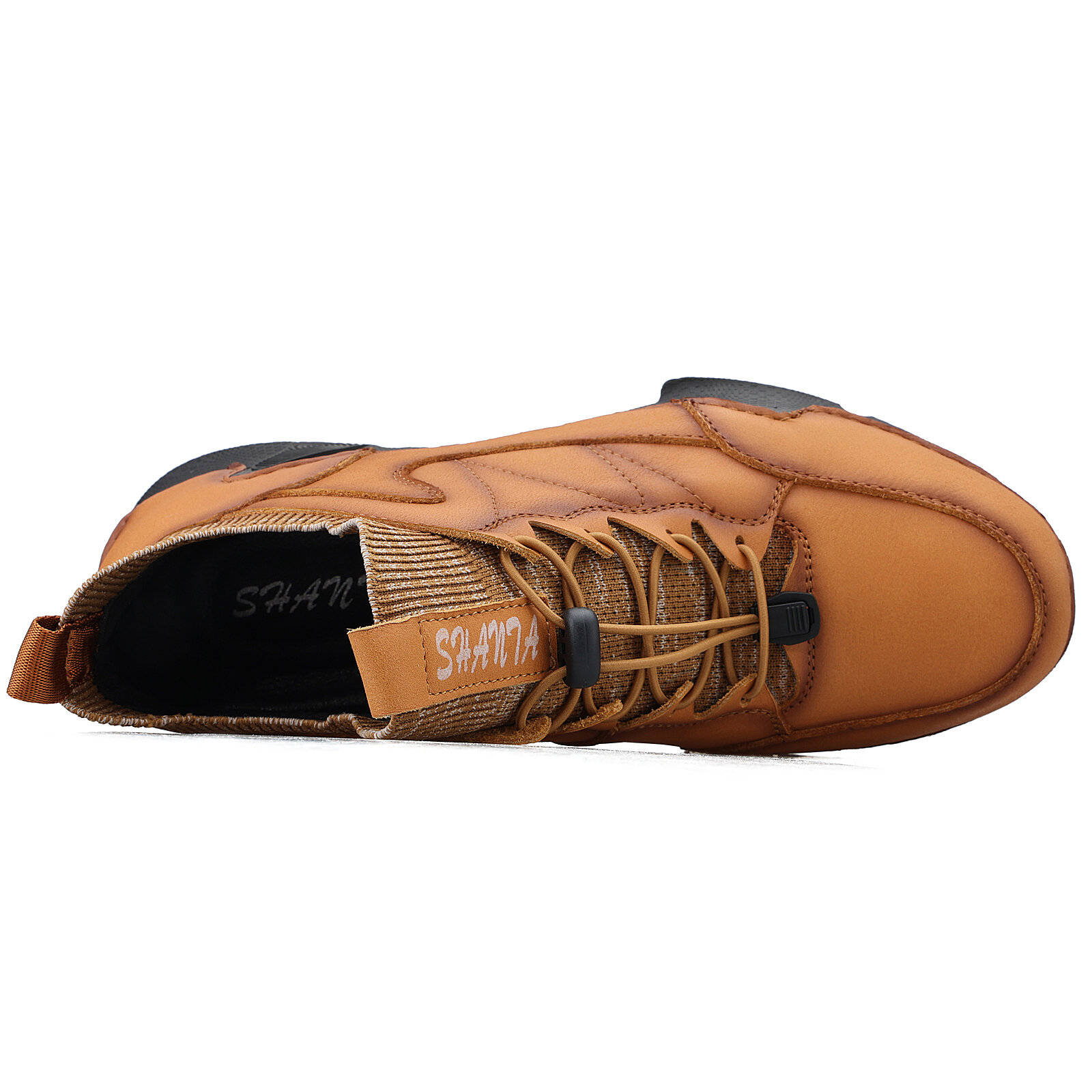 
	Men Soft Waterproof Stitching Non-slip Elastic Lace Casual Ankle Boots