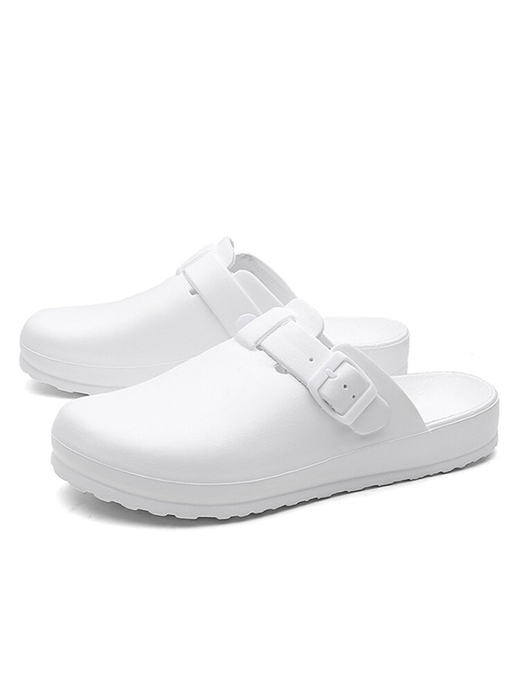 
	Women Lightweight Mules Slip On Waterproof Non Slip Backless Slippers