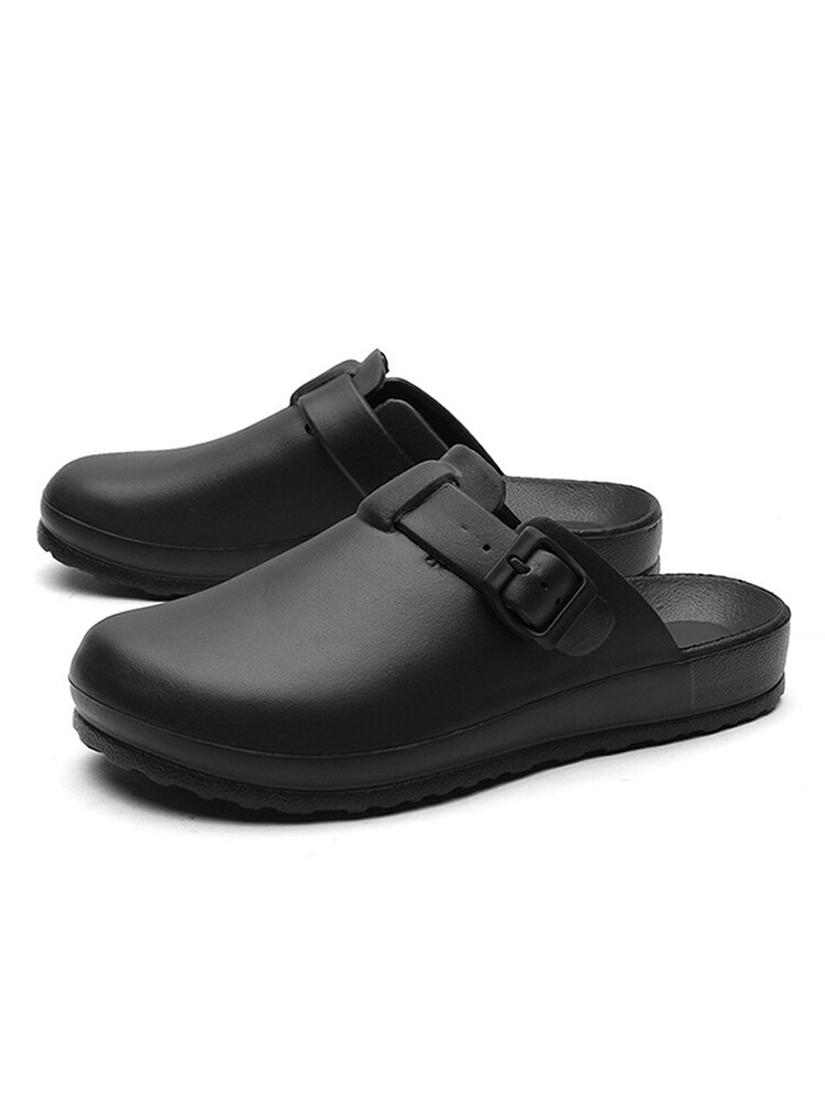 
	Women Lightweight Mules Slip On Waterproof Non Slip Backless Slippers