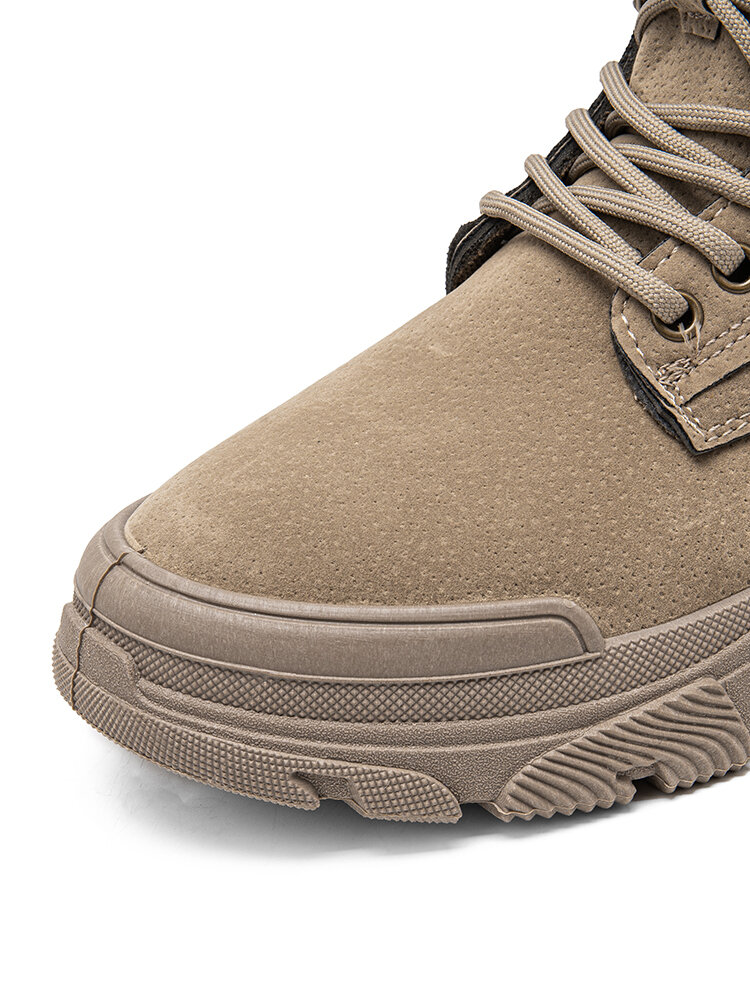 
	Men Synthetic Suede Non Slip Outdoor Casual Ankle Boots