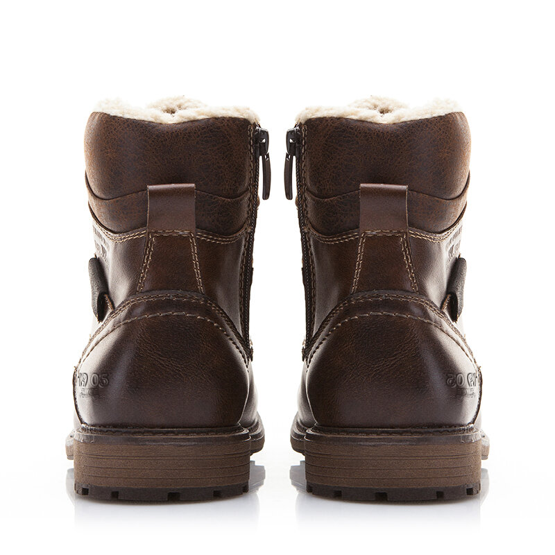 
	Men Retro Non Slip Warm Lining Lace Up Casual Zipper Ankle Boots