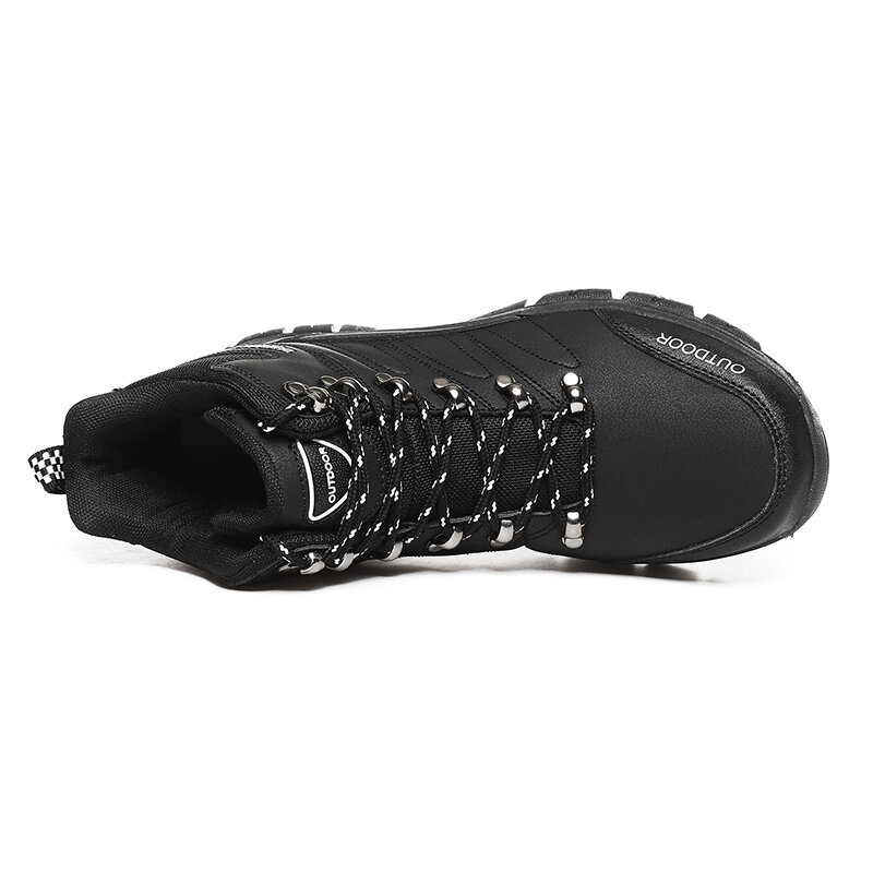 
	Men Comfy Anti-collision Toe Cap Slip Resistant Outdoor Sport Casual Hiking Boots