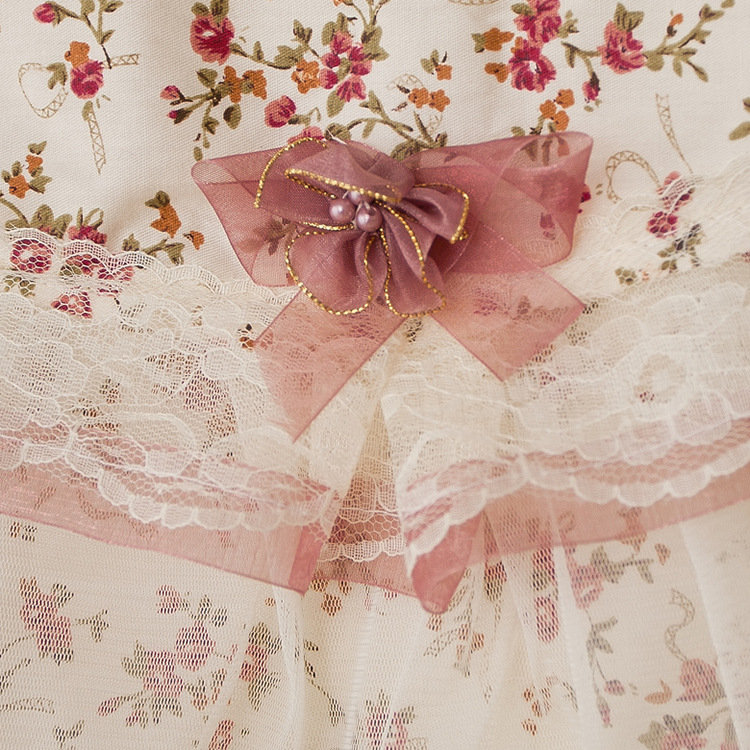 
	Pastoral Lace Fabric Flower Hook Cover Cotton Air Conditioning Cover Cloth Dust Cover