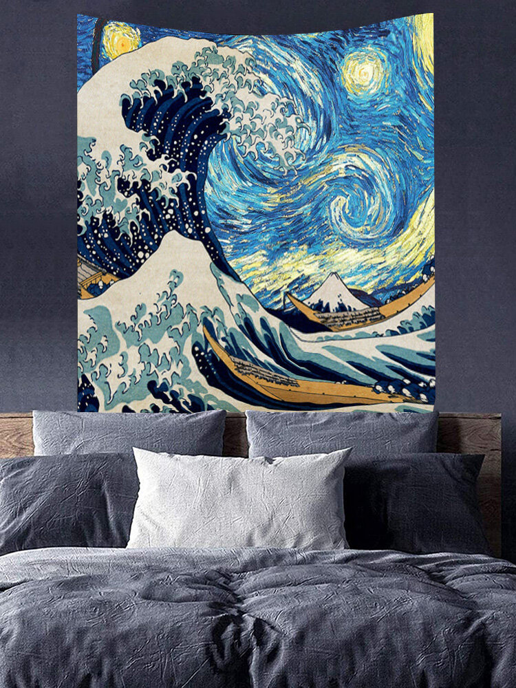 
	Impressionist Art Natural Landscape Pattern Tapestry Art Home Decoration Living Room Bedroom Decoration