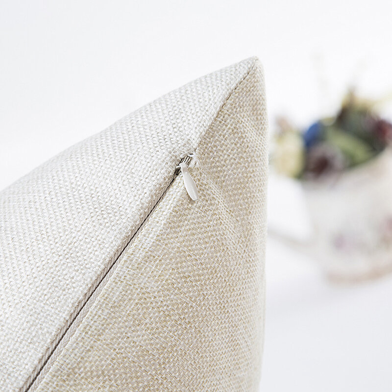 
	1 PC Blue Sea House Starfish Cotton Linen Cushion Cover Square Soft Decorative Throw Pillow Cover Pillowcase