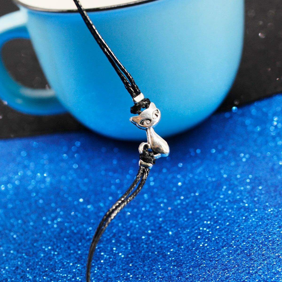 
	Trendy Geometric Animal Pendant Bracelet Alloy Cat Leather Bracelet Chic Jewelry