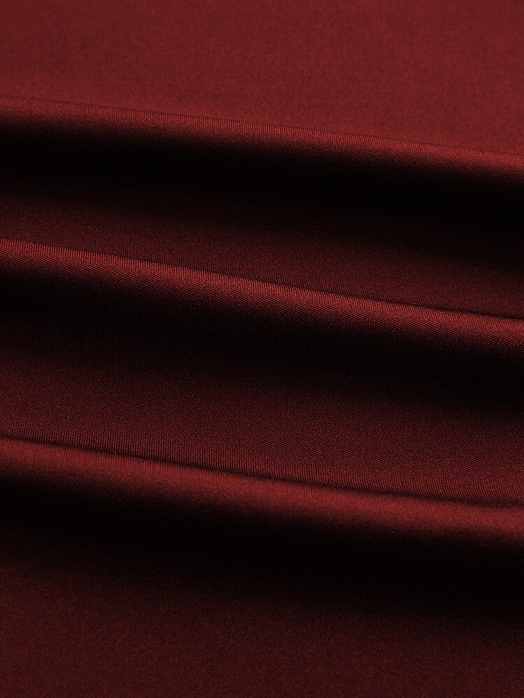 
	Solid Mesh Stitch Off-shoulder Long Sleeve Blouse