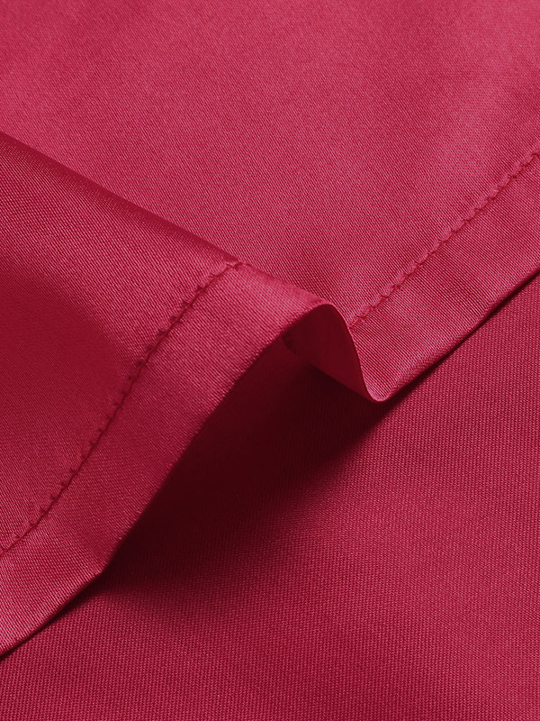 
	Mens Satin Silk Plain Pajamas Shirts Nightwear Long Sleeve V Neck Soft Smooth Sleep Shirts Tee Tops