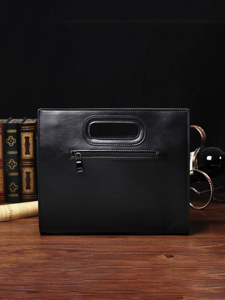
	Men Business PU Leather Large Capacity Clutch Bag