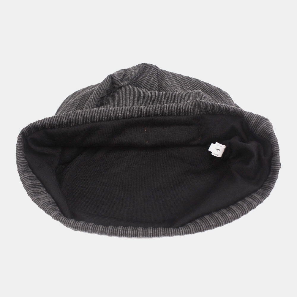 
	Unisex Thickened Winter Keep Warm Wool Cap Brimless Solid Color Knit Hat Beanie Hat