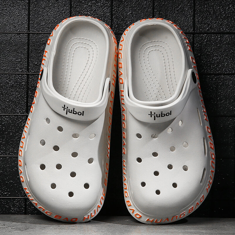 
	Men Comfy Closed Toe Hole Sandals Beach Water Clogs