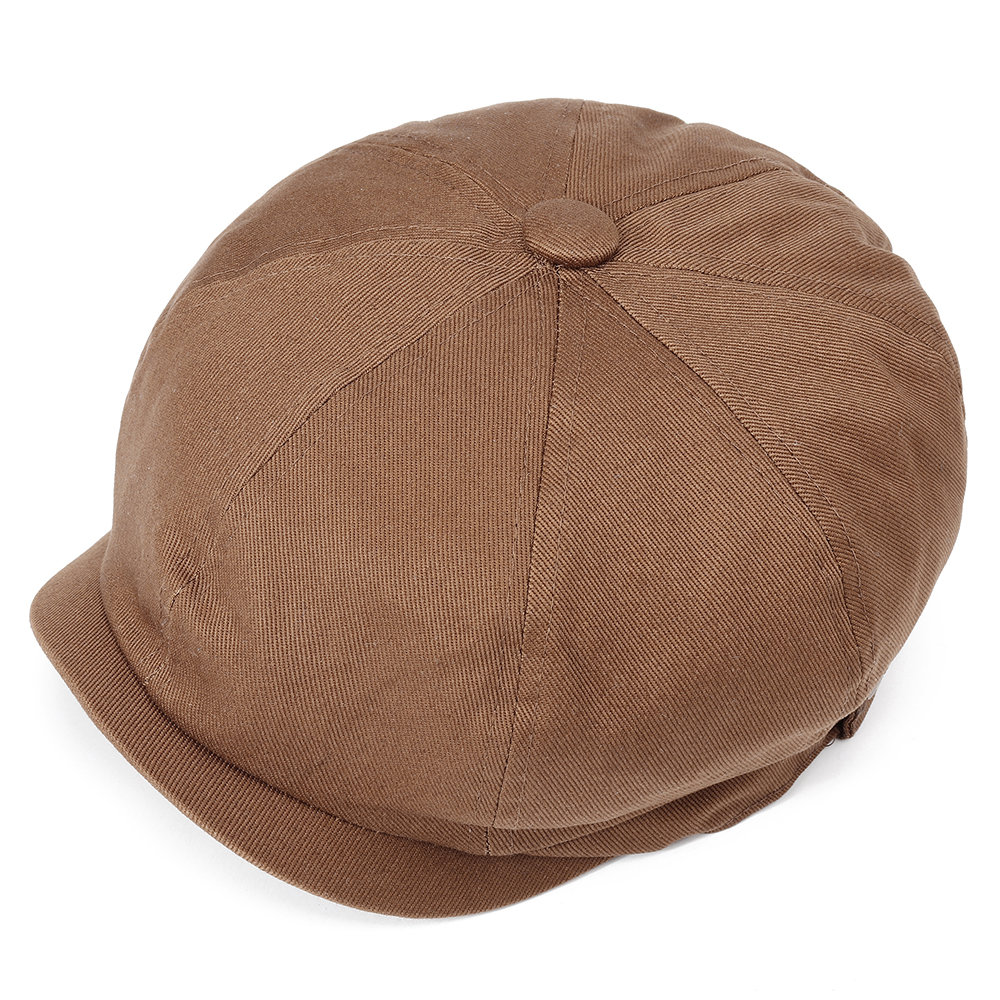 
	Men Denim Cotton Washed Newsboy Hat Windproof Wild Outdoor Travel Octagonal Cap Beret Cap