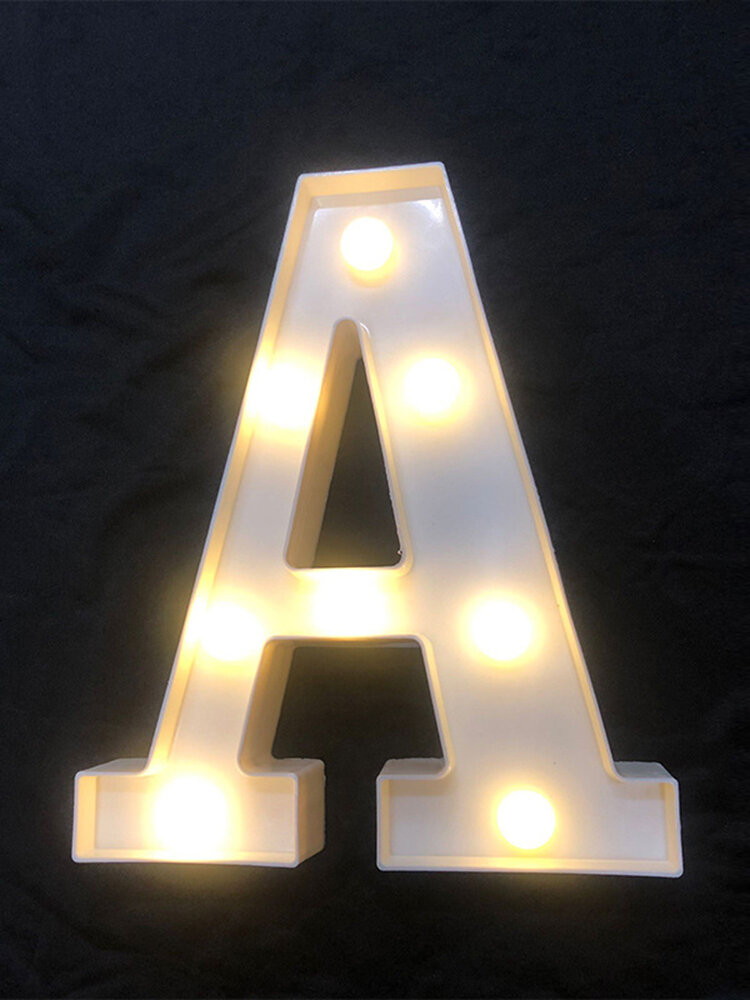 
	LED English Letter And Symbol Pattern Night Light Home Room Proposal Decor Creative Modeling Lights For Bedroom Birthday Party
