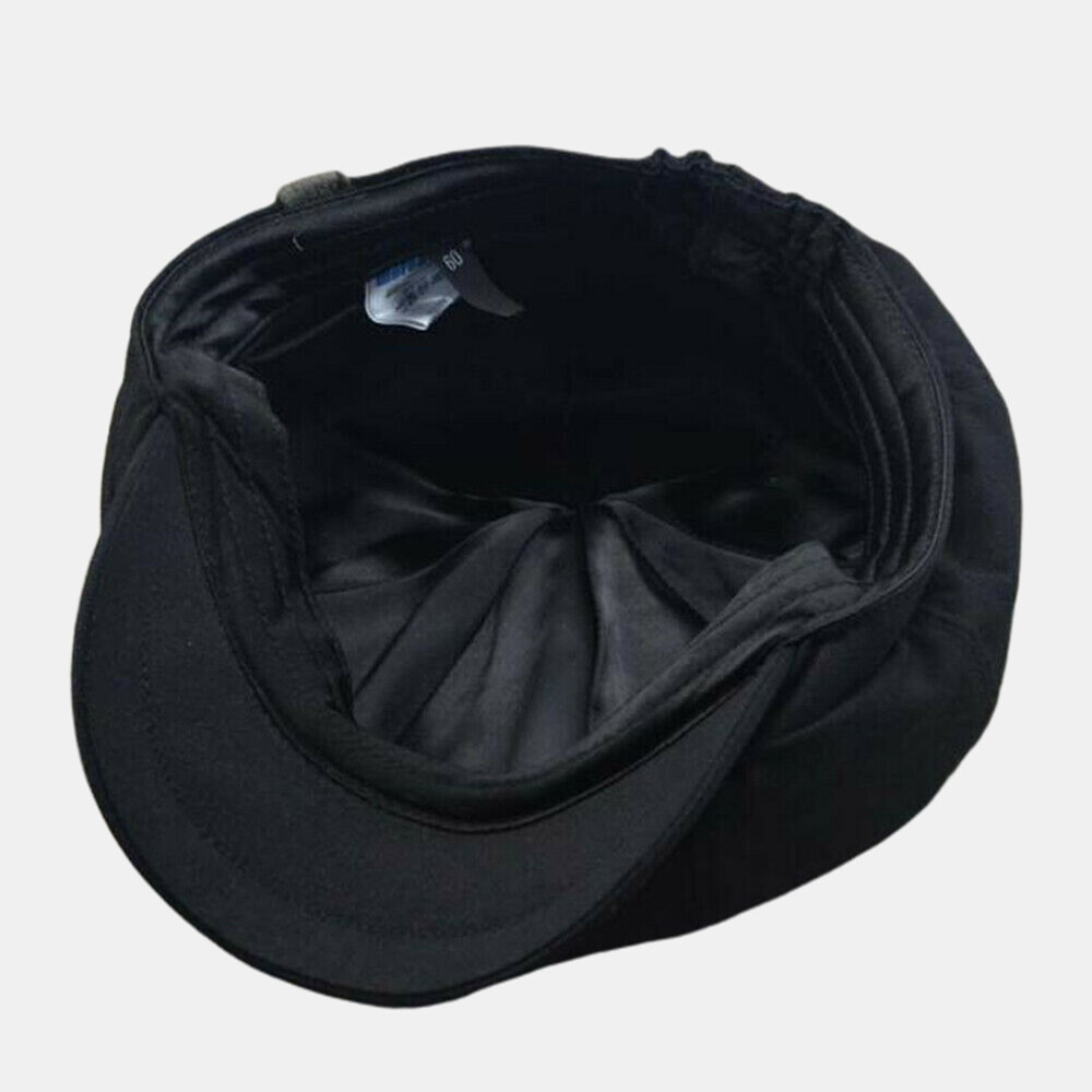 
	Men Vintage Painter Beret Hats Octagonal Newsboy Cap Cabbie Lvy Flat Hat